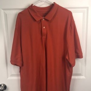 Orange LL bean polo